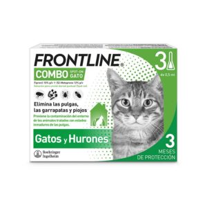 Pipetas Frontline Combo para gatos y huronesPipetas Frontline para gatos